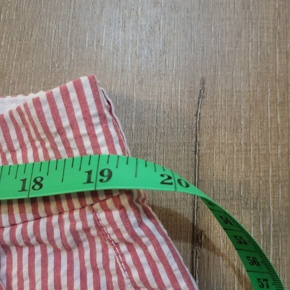 Red Shorts with White Pinstripes Size 16 - Picture 6 of 8